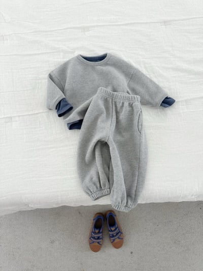 MiniRobe43｜(70-110) 春日壓紋縮口褲7