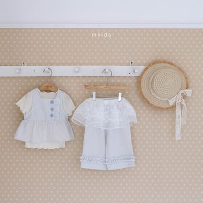 M-KIDS22｜(65-115cm) 條紋傘狀設計背心3