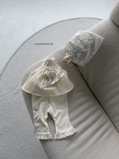 Bloom.b27｜(55cm-118cm) 蕾絲花邊喇叭褲2