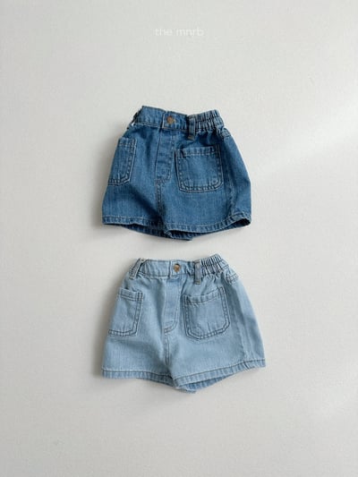 MiniRobe35｜(70-110) 雙口袋牛仔短褲8