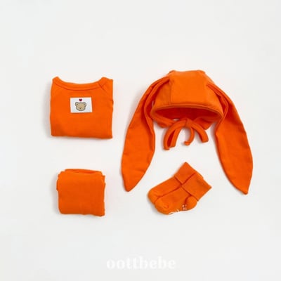 Oottbebe31｜(Free) 糖果色兔耳綁帶帽5