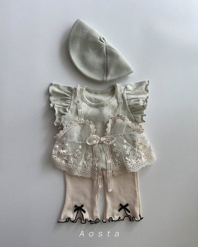 AOSTA06｜(6m-5y) 4色天使褶邊袖上衣13