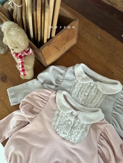 Marron 45｜(3m-18m) 法式宮廷風包屁衣9