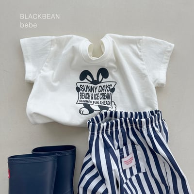 BEAN18｜(65-120cm) 看書兔兔上衣5