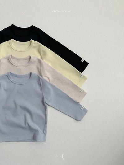 Atomeme37｜(70-110) 素面小標上衣2