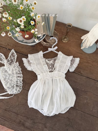 Marron12｜(3m-18m 1y-6y) 甜美吊帶綁結裝19