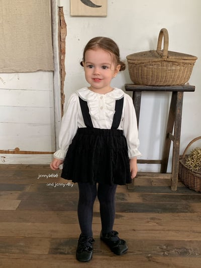 JE554｜(73-100cm) 宮廷風花邊領上衣/包屁衣15