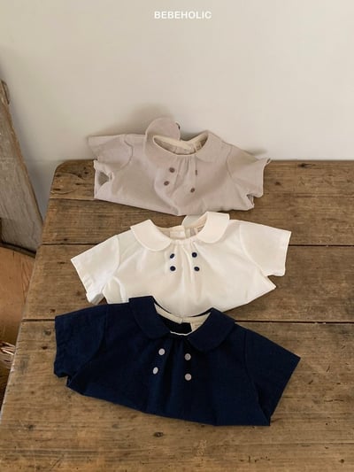 Bebe holic36｜(3m-18m) 排扣造型上衣2