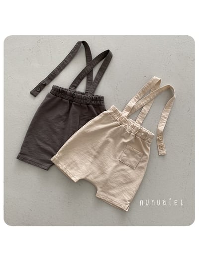 NUNU BIEL24｜(65-115cm) 素色棉質短褲2