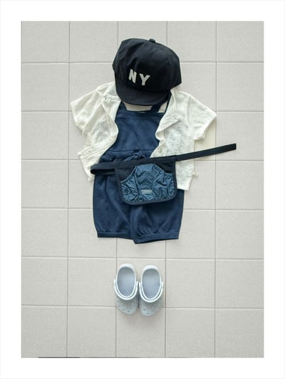 onu36｜(70cm-115cm) 七分吊帶連身褲6