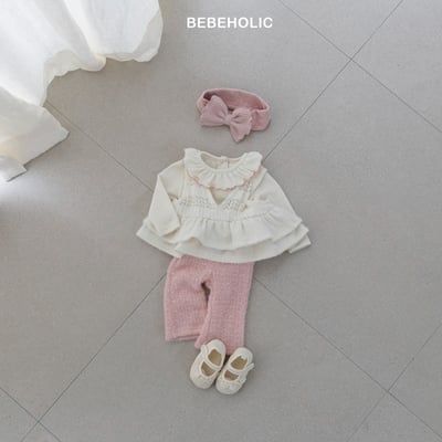 Bebe holic23｜(3m-18m) 針織小喇叭褲6