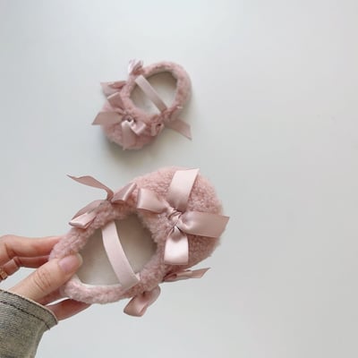 毛毛蝴蝶結學步鞋20