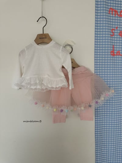 Bloom.b39｜(0m-7y) 蕾絲裙擺上衣4