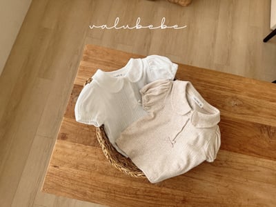 Valubebe 63｜(65-90cm) 翻領泡泡袖上衣7