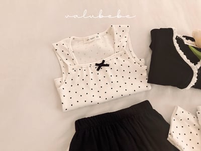 Valubebe 24｜(65-90cm) 方領蝴蝶結背心6