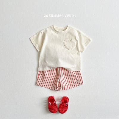 vivid42｜(78cm-125cm) 3款愛心造型口袋上衣8