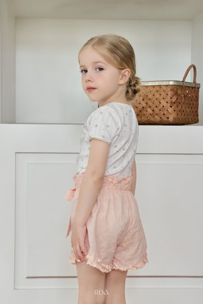 ROA25｜(6m-18m) 2色蕾絲滾邊碎花上衣11