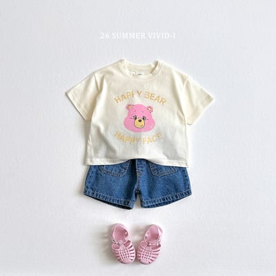 vivid67｜(78cm-125cm) 4款快樂熊短袖上衣10