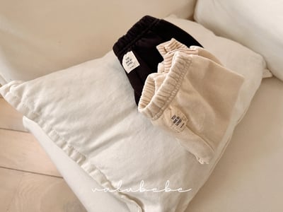 Valubebe09｜(65-90) Valu英字縮口褲6