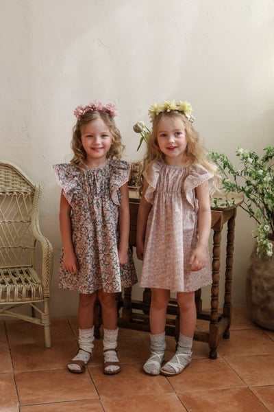 FLO14｜(75-140) 小碎花連身洋裝5