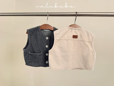 Valubebe 06｜(65-90cm) 牛仔背心外套2