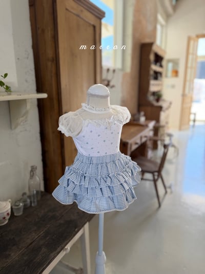 Marron20｜(1y-6y) 木耳花邊蛋糕裙3