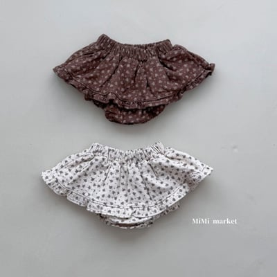 mimi market11 (65-85cm)  小碎花荷葉裙2