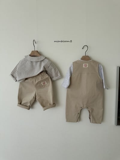 Bloom.b43｜(0m-18m) 素面包屁連身衣11