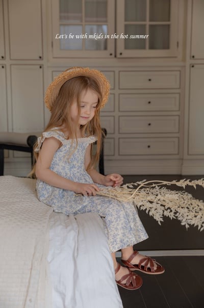 M-KIDS47｜(65-115cm) 蕾絲草帽12