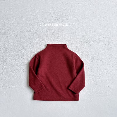 vivid79｜(78cm-125cm) 素面立領上衣7