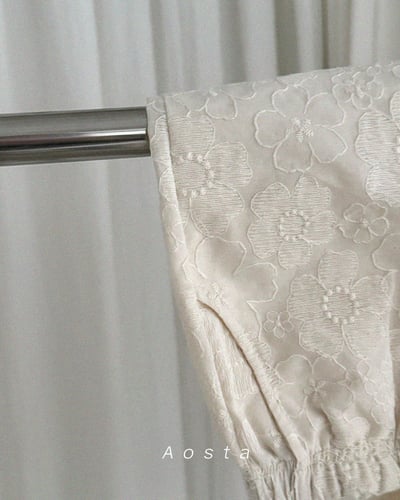 AOSTA31｜(6m-5y) 花卉壓紋/條紋直筒長褲18