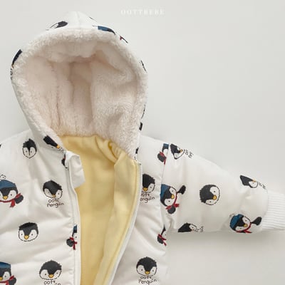 Oottbebe61｜(0m-12m) 雪人防寒連身裝8
