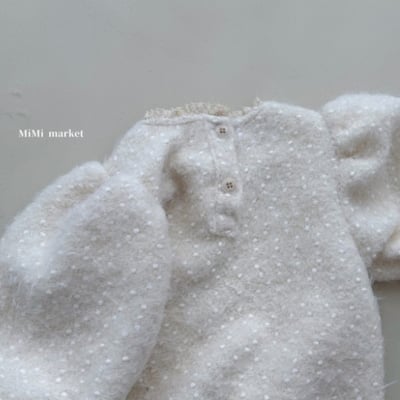 mimi market22 (65-85cm)  絨毛點點包屁衣3