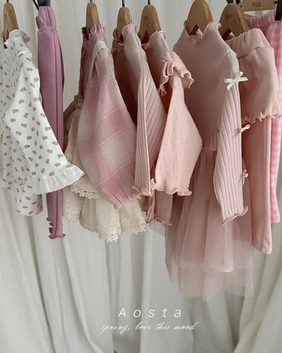 AOSTA18｜(6m-5y) 褶皺格紋襯衫16