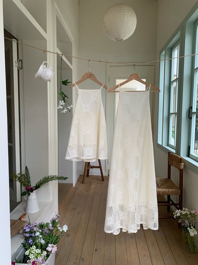 JE08｜(66-120cm-mom) 鈎花挖背包屁衣/洋裝9