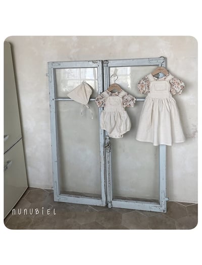 NUNU BIEL31｜(65-115cm) 燕麥蕾絲裙/包屁褲9