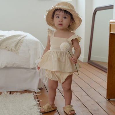 bebe nine37  (6m-24m) 3色小荷葉蛋糕套裝9