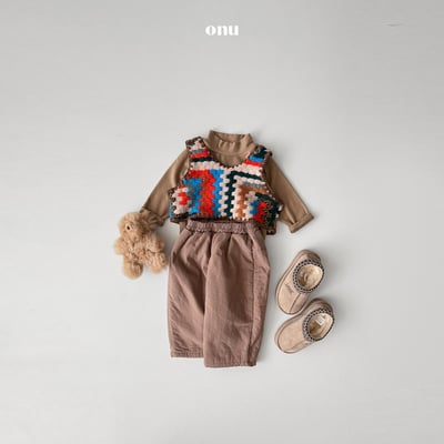 onu 20｜(70cm-115cm) 北歐花紋針織背心8