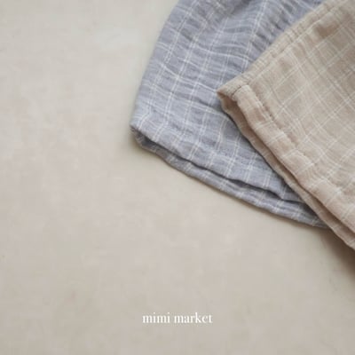 mimi market31 (75-90cm)  休閒格紋短褲4