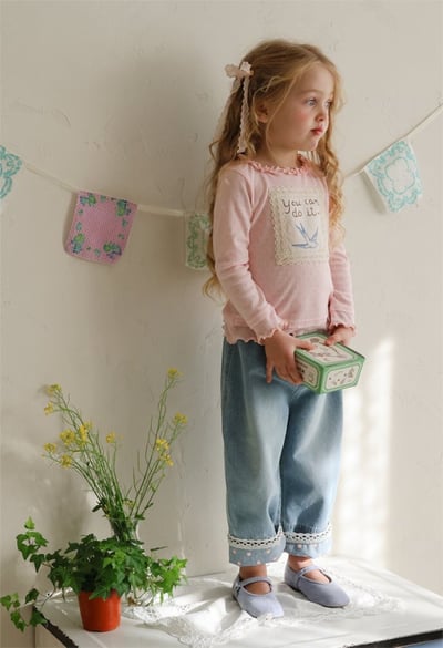 FLO07｜(free) 4色蝴蝶結滾邊髮夾5