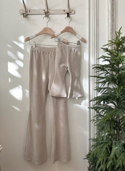 MONBEBE47｜(1y-8y-mom) 燈芯絨絨喇叭褲10