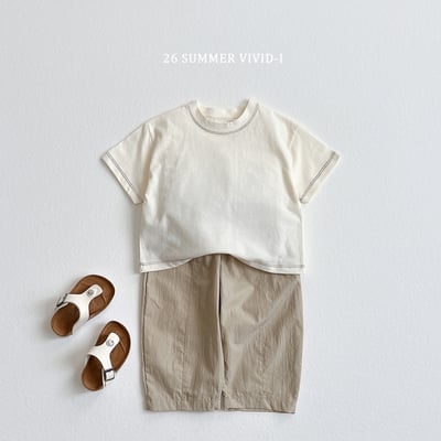 vivid114｜(78cm-125cm) 4款簡單素色透氣9分褲7