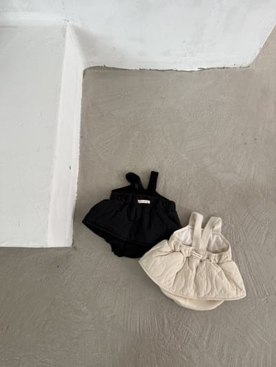 Bloom.b49｜(0m-24m) 蝴蝶結印花絎縫包屁衣7