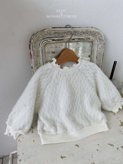 Monpetitbebe17｜(70cm-110cm) 刷毛珍珠上衣8