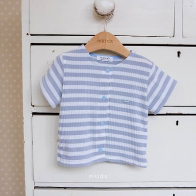 M-KIDS21｜(65-115cm) 條紋小標套裝21