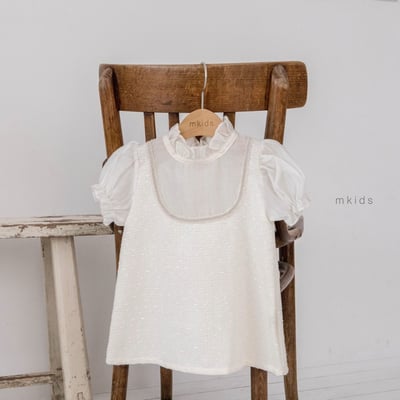 M-KIDS14｜(65-115cm) 雪紡小香風洋裝5