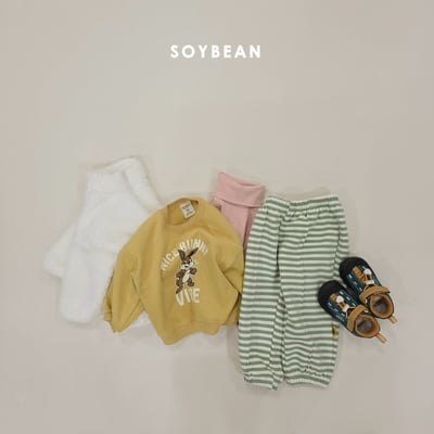 Soybean27｜(75cm-118cm) 小兔印花休閒上衣9