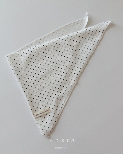 AOSTA67｜(Free) 5款夏季三角造型圍巾8