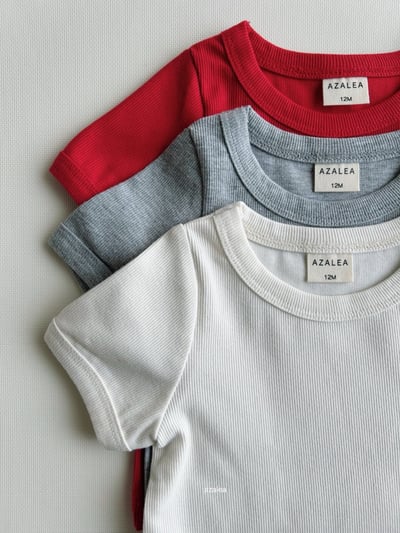 Azalea16｜(70-125cm) 圓領素色上衣2