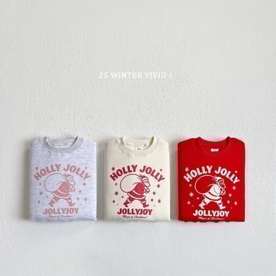 vivid81｜(78cm-125cm) 聖誕老人印花休閒上衣11